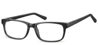 Okulary korekcyjne, oprawki, szkła - Zerówki klasyczne oprawki Sunoptic CP154 czarne - miniaturka - grafika 1