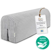 Ochraniacze do łóżeczka - Ochraniacz krawędzi łóżka dla dzieci 120 cm Minky - zabezpieczenie przed wypadnięciem, ochraniacz na ramę łóżka do łóżeczka, łóżka piętrowego, z po.. - miniaturka - grafika 1