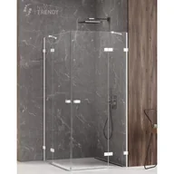 Kabiny prysznicowe - New Trendy EXK-2832 KABINA AVEXA WHITE PROSTOKĄTNA U 100x90x200 CZYSTE 6mm ACTIVE SHIELD - miniaturka - grafika 1