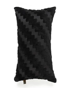 Poszewka Dekoracyjna Zigzag Etno Punch 30X50Cm Czarna - Poszewki na poduszki - miniaturka - grafika 1