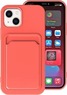 Etui i futerały do telefonów - König Design Etui kompatybilne z Apple iPhone 14 Plastikowe, miękkie etui na telefon komórkowy - Różowo-pomarańczowe etui na telefon komórkowy - miniaturka - grafika 1