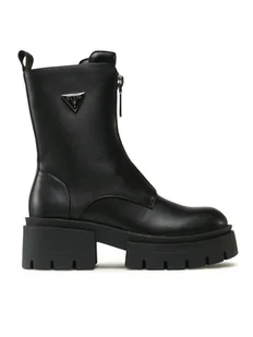 Guess Botki FL8ILA ELE10 Czarny - Botki damskie - miniaturka - grafika 1