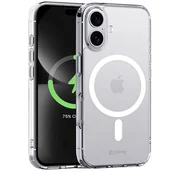 Etui i futerały do telefonów - Crong Clear MAG Cover - Etui iPhone 16 MagSafe (przezroczysty) - miniaturka - grafika 1