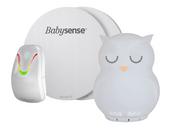 Elektroniczne nianie i monitory oddechu - BabySense Monitor oddechu 7 + Sówka EMMA lampka LED dla dziecka z funkcją głośnika na Bluetooth - miniaturka - grafika 1