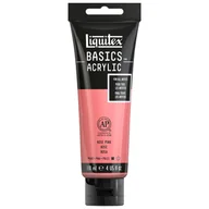 Farby i media malarskie - Liquitex Basics Farba Akrylowa 118 Ml, Kolor Rose Pink - miniaturka - grafika 1