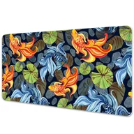 Podkładki na biurko - Ochronna podkładka na biurko Złote rybki 90x45 cm - miniaturka - grafika 1