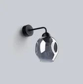 Lampy ścienne - Unikalny kinkiet z kloszem z formowanego szkła SL.1143 z serii FILLAN - miniaturka - grafika 1