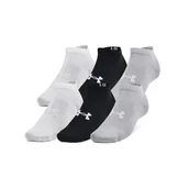 Skarpetki dla dzieci - Skarpetki Under Armour Unisex Essential 6pk Low Black/Black/Halo Gray M - miniaturka - grafika 1