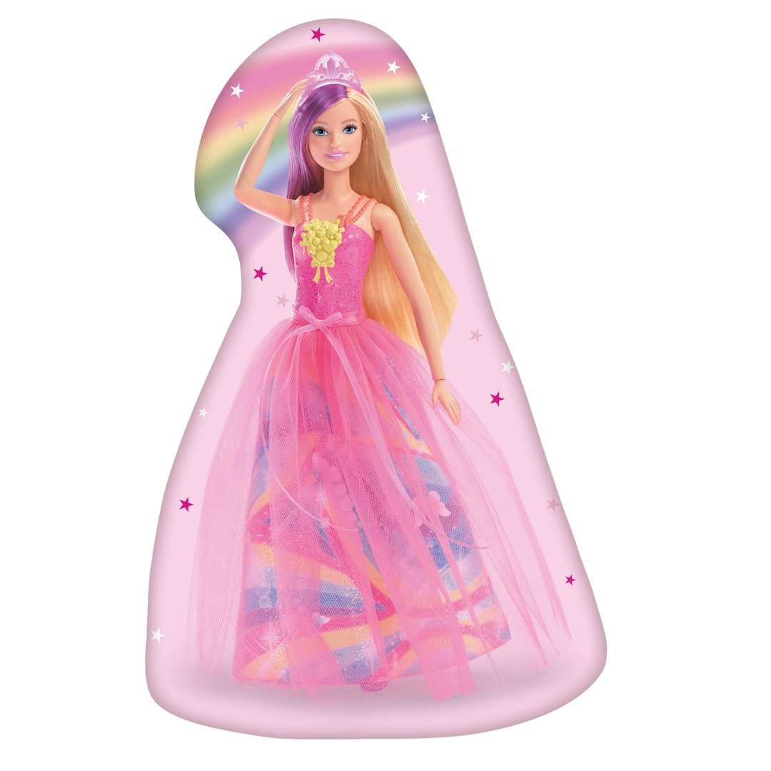 Poduszka Barbie Licencyjna Kształtka Różowa Dekoracyjna do Pokoju