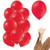Balony i akcesoria - Zestaw Balony 12 Cali Walentynki Czerwień 10 Sztuk - miniaturka - grafika 1