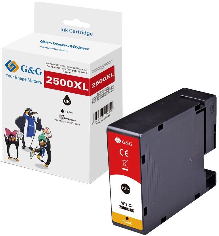 Tusz G&G Tusz drukarski kompatybilny z Canon PGI-2500XLBK