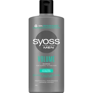 Syoss Men szampon objętość do włosów 440ml - Szampony dla mężczyzn - miniaturka - grafika 1