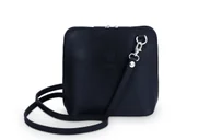 Torebki damskie - Torebka Skórzana listonoszka Vera Pelle Mini Granatowa - miniaturka - grafika 1