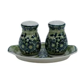 Młynki do soli i pieprzu - Ceramiczny zestaw solniczka Ceramika Bolesławiec - miniaturka - grafika 1