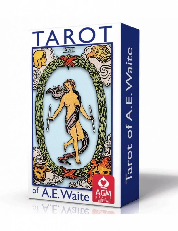 AGM Urania Tarot of A.E.Waite (packet Blue Edition with the Rosy Cross)