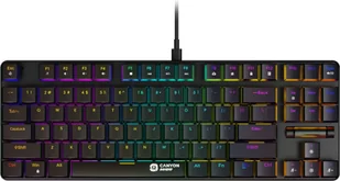 CANYON keyboard Cometstrike TKL GK-50 EN/RU Wired CND-SKB50-RU - Klawiatury - miniaturka - grafika 1