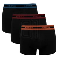 Majtki męskie - Bokserki Monotox Basics Boxer Brief 3-pak M MX21062 L - miniaturka - grafika 1