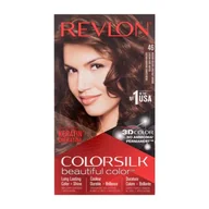 Farby do włosów i szampony koloryzujące - Revlon Colorsilk Beautiful Color farba do włosów zestaw 46 Medium Golden Chestnut Brown - miniaturka - grafika 1