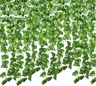 Sztuczne kwiaty - GALAXIA SZTUCZNY BLUSZCZ x 12 SZTUK Na Ścianę Balkon Girlanda Sztuczne Liście 25 M - miniaturka - grafika 1
