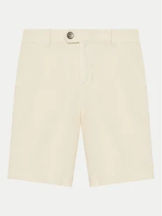Guess Szorty materiałowe L5GD09 WG5G0 Beżowy Regular Fit - Spodenki damskie - miniaturka - grafika 1