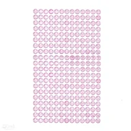 Scrapbooking - Kryształki Diamenciki Samoprzylepne Dalprint 6Mm 260 Szt Jasno Różowe Grkr 051 - miniaturka - grafika 1