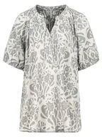 Bluzki damskie - Eight2Nine Bluzka w kolorze biało-szarym - miniaturka - grafika 1