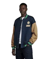 Swetry damskie - G-STAR RAW Men's Bomber luźny kardigan sweter, wielokolorowy (Salute/Berge C988-D967), S, Wielokolorowe (Salute/Góry C988-d967), S - miniaturka - grafika 1
