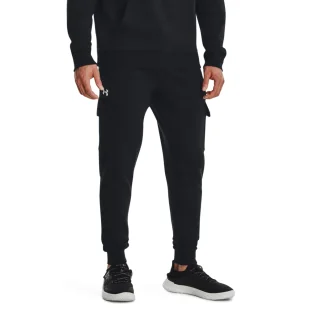 Spodnie dresowe męskie Under Armour Rival Fleece Cargo Jogger - Spodnie męskie - miniaturka - grafika 1
