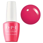 Lakiery hybrydowe - OPI Gel Color, hybrydowy lakier do paznokci, Strawberry Margarita GCM23A, różowy, 15ml - miniaturka - grafika 1