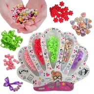 Prace ręczne dla dzieci - Zestaw Do Tworzenia Bransoletek I Biżuterii Koraliki Muszla Kolorowe - miniaturka - grafika 1