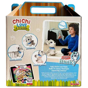 SIMBA Chi Chi Love Happy Husky Piesek interaktywny - Maskotki i pluszaki - miniaturka - grafika 13