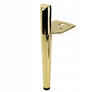 Noga meblowa Szpilka złoty chrom 15 cm nóżka do sofy - Meble modułowe i akcesoria - miniaturka - grafika 1