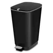 Kosze na śmieci - FENIKS KIS Chic Bin 50 l Czarny - miniaturka - grafika 1