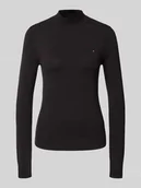 Swetry damskie - Sweter o kroju regular fit z mieszanki bawełny - miniaturka - grafika 1