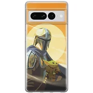 Etui i futerały do telefonów - ERT GROUP etui na telefon Google PIXEL 7 PRO, case oryginalny i oficjalnie licencjonowany przez Star Wars, wzór Baby Yoda 020, optymalnie dopasowane, plecki z TPU - miniaturka - grafika 1