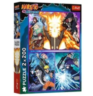 Puzzle - Puzzle 2x200 elementów Naruto Ninja z Wioski Ukrytego Liścia Trefl - miniaturka - grafika 1