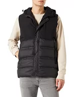 Kurtki męskie - Blend Męska kurtka Waistcoat OTW, 194007/czarna, L - miniaturka - grafika 1