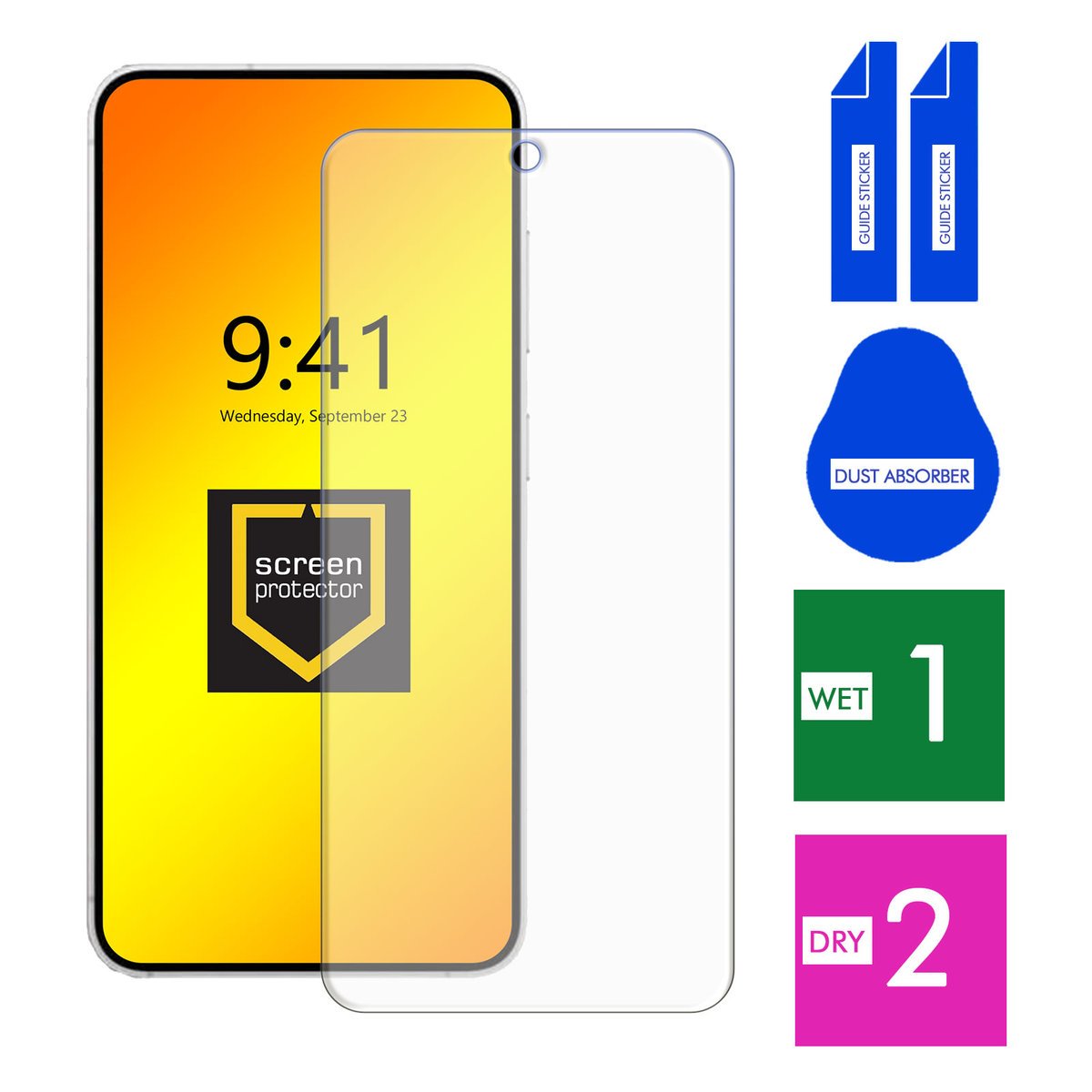 SZKŁO HARTOWANE DO SAMSUNG GALAXY S24 FE SZYBKA 9H OCHRONNE PANCERNE