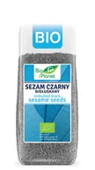 Zdrowa żywność - SEZAM czarny niełuskany BIO 200g- Bio Planet - miniaturka - grafika 1