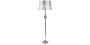 Lampy stojące - Candellux Prima lampa podłogowa chromowy 1x60 e27 abażur srebrny 51-03683 - miniaturka - grafika 1