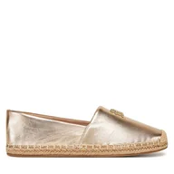 Espadryle damskie - Espadryle Tommy Hilfiger FW0FW08652 Złoty - miniaturka - grafika 1