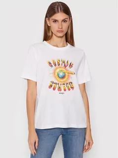Koszulki i topy damskie - Wrangler T-Shirt Vintage W7T0DR989 Biały Regular Fit - grafika 1