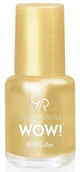 Lakiery do paznokci - Golden Rose LAKIER DO PAZNOKCI WOW! 042 ZŁOTY LAGRWOW042 - miniaturka - grafika 1