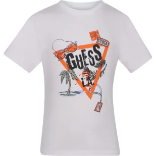Guess T-shirt Regular Fit - Koszulki dla chłopców - miniaturka - grafika 1