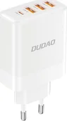 Ładowarki do telefonów - Ładowarka Dudao Ładowarka Dudao A5HEU sieciowa 3x USB-A 1x USB-C PD20W - biała - miniaturka - grafika 1