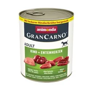 Mokra karma dla psów - animonda GranCarno Original Adult Wołowina i serca kacze 12x800 g - miniaturka - grafika 1