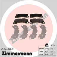 Klocki hamulcowe - Klocki hamulcowe - komplet ZIMMERMANN 25007.168.1 - miniaturka - grafika 1