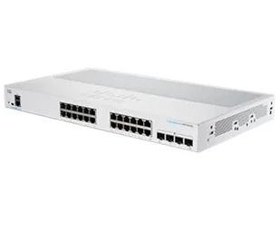 Cisco CBS250-24T-4X Zarządzany L2/L3 Gigabit Ethernet (10/100/1000) Srebrny CBS250-24T-4X-EU-RF - Switche - miniaturka - grafika 1