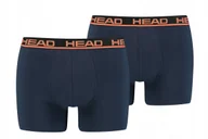 Majtki męskie - HEAD BOKSERKI MĘSKIE BASIC BOXER 2P NAVY r S - miniaturka - grafika 1