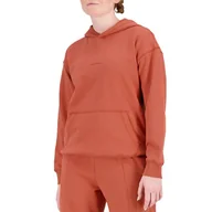Bluzy sportowe damskie - Bluza New Balance WT23554MHY - pomarańczowa - miniaturka - grafika 1